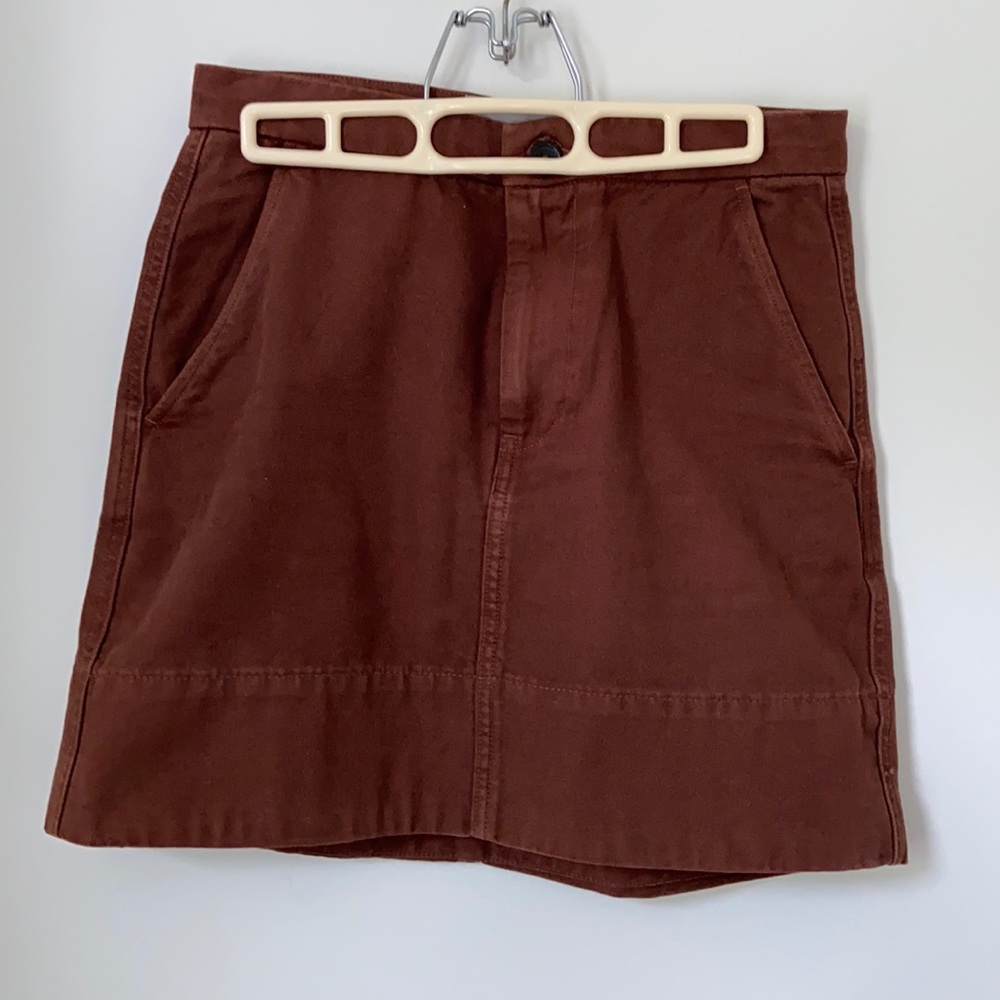 Everlane Canvas Mini Skirt